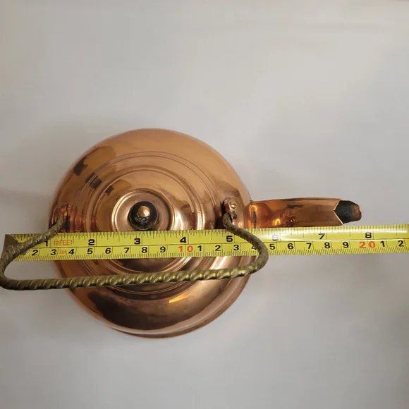 Elegant Copper Tea Kettle